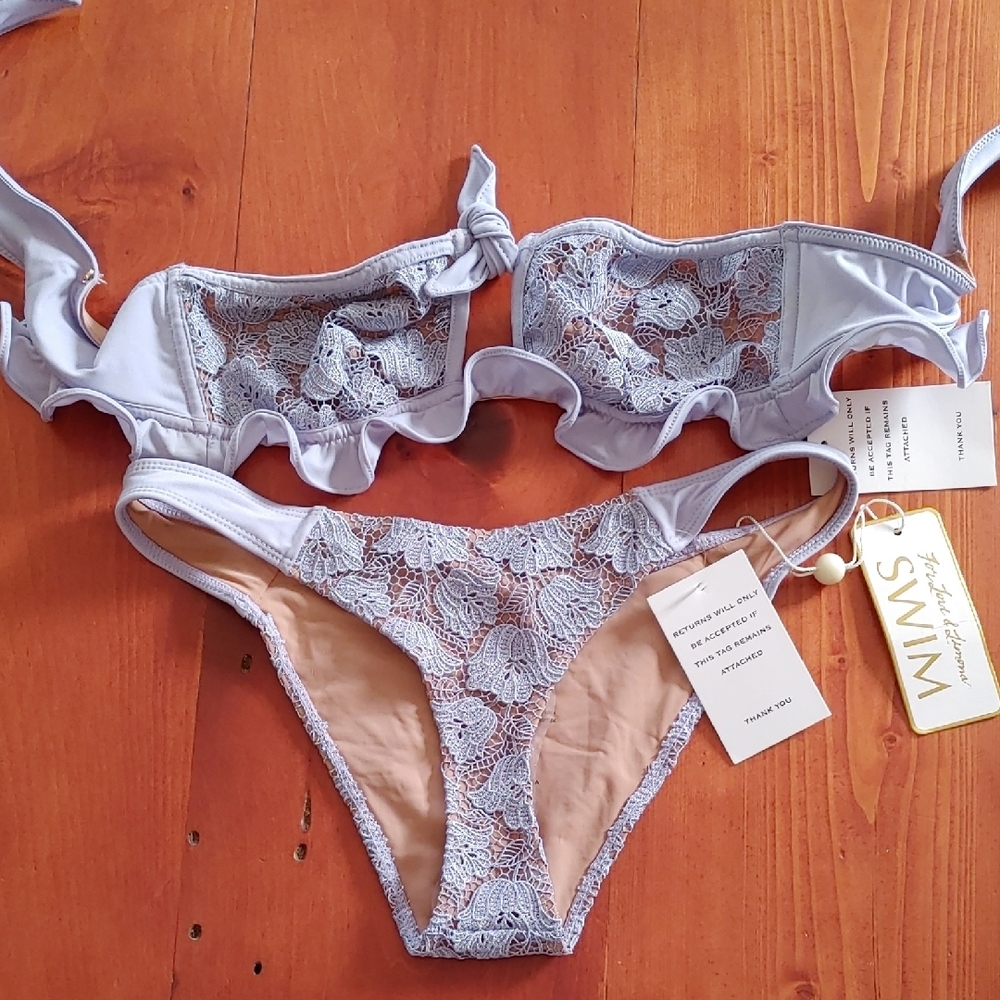 NWT For Love & Lemons Bandeau Bikini